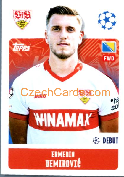 Ermedin Demirović 2024/25 Topps Champions League sticker #390