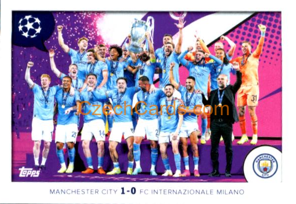 Manchester City (Season 2022/23) 2024/25 Topps Champions League sticker #391