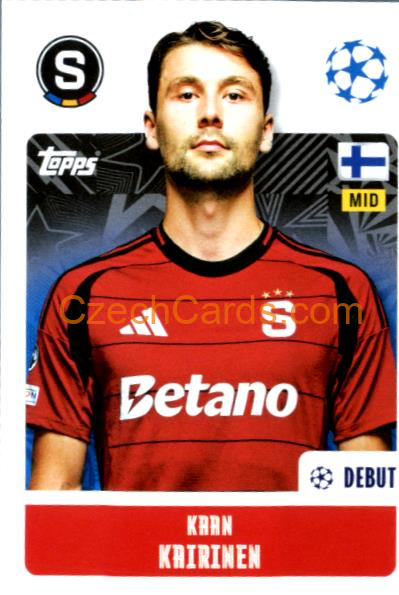 Kaan Kairinen 2024/25 Topps Champions League sticker #426