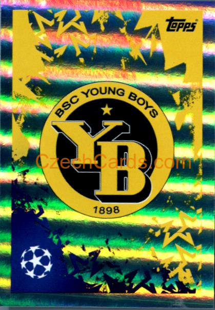 Club Logo BSC Young Boys 2024/25 Topps Champions League sticker shiny #431
