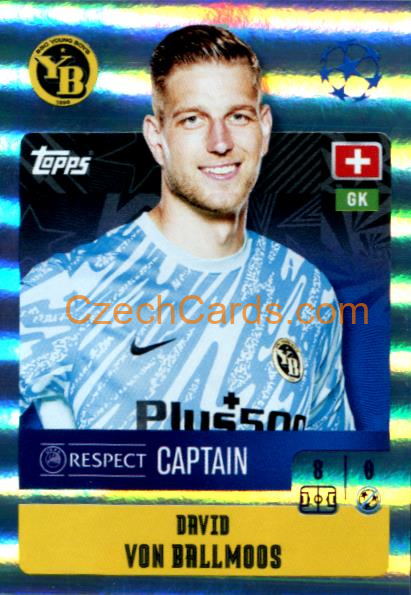 David Von Ballmoos 2024/25 Topps Champions League sticker shiny #432