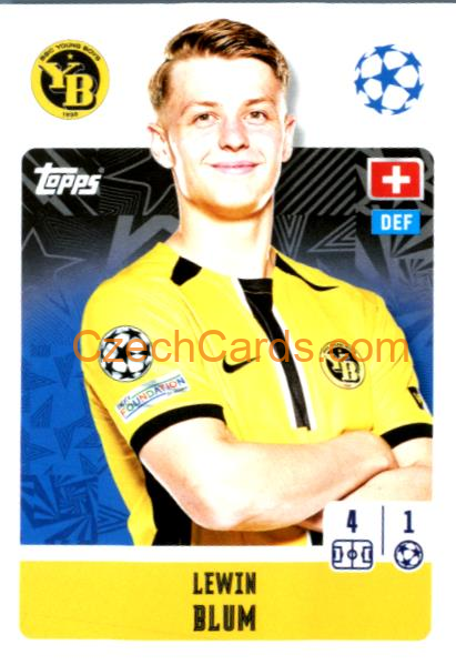 Lewin Blum 2024/25 Topps Champions League sticker #436