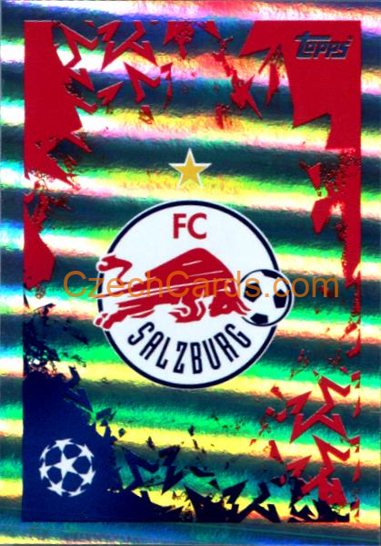 Club Logo FC Salzburg 2024/25 Topps Champions League sticker shiny #443