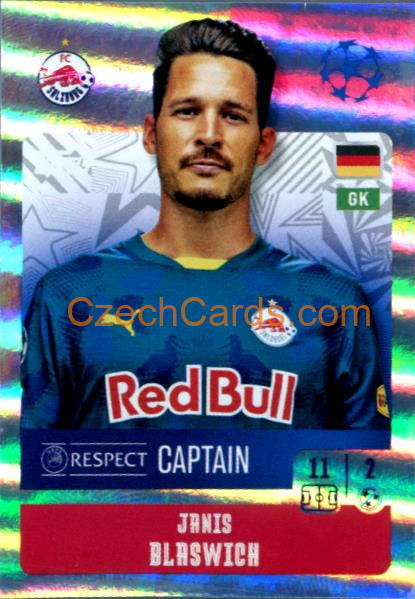 Janis Blaswich 2024/25 Topps Champions League sticker shiny #444