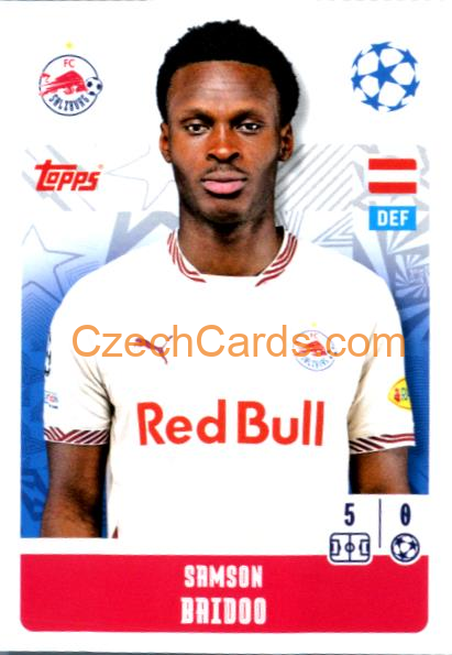 Samson Baidoo 2024/25 Topps Champions League sticker #445