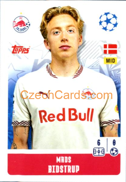 Mads Bidstrup 2024/25 Topps Champions League sticker #449