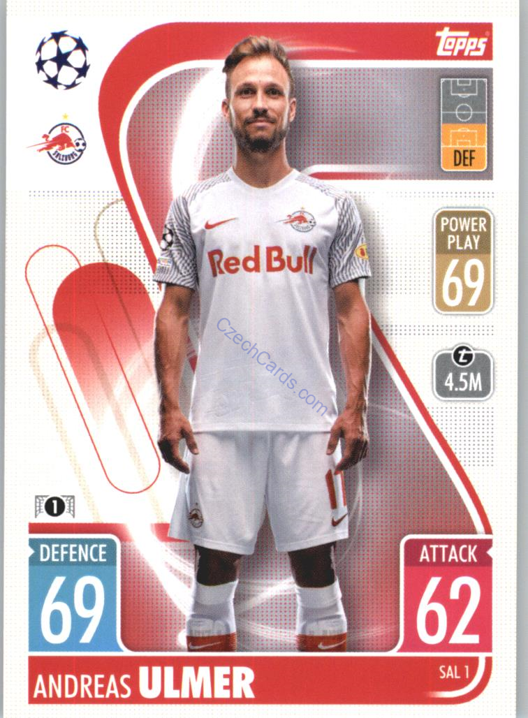 Andreas Ulmer Topps Match Attax 2021/22 Update #SAL 1