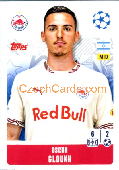 Oscar Gloukh 2024/25 Topps Champions League sticker #452