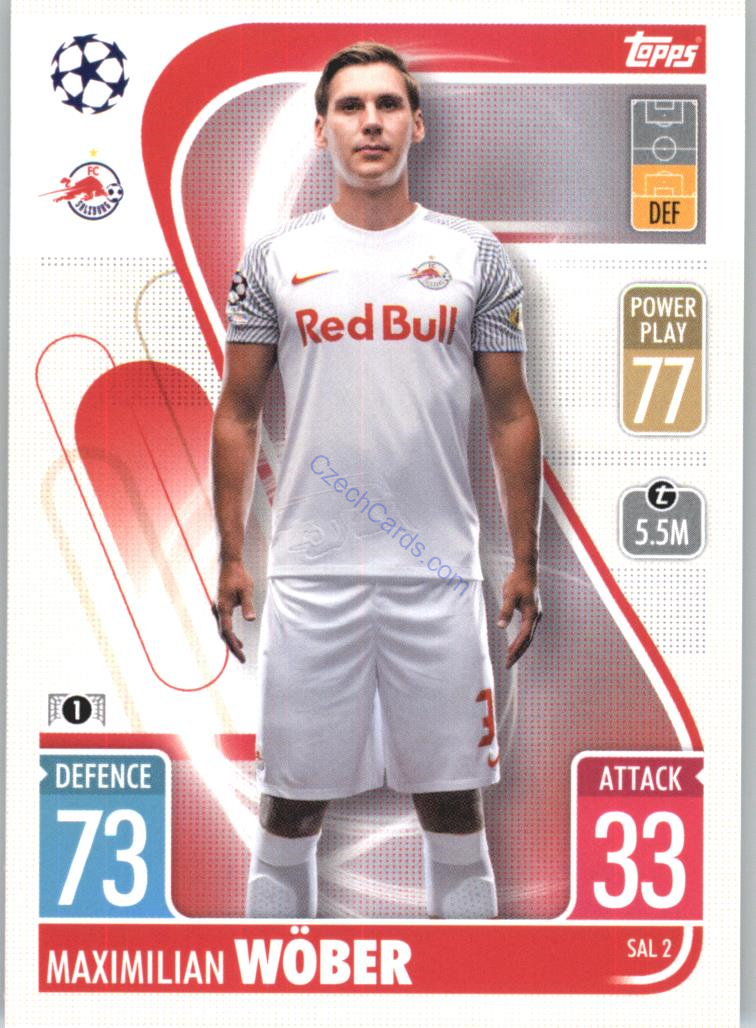 Maximilian Wober Topps Match Attax 2021/22 Update #SAL 2