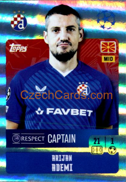 Arijan Ademi 2024/25 Topps Champions League sticker shiny #468