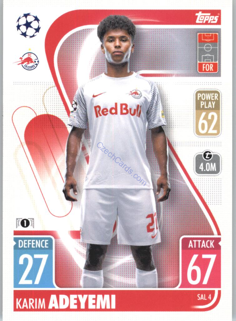 Karim Adeyemi Topps Match Attax 2021/22 Update #SAL 4