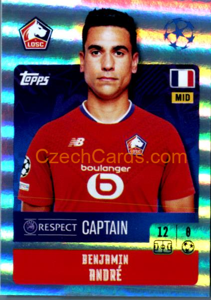 Benjamin André 2024/25 Topps Champions League sticker shiny #480
