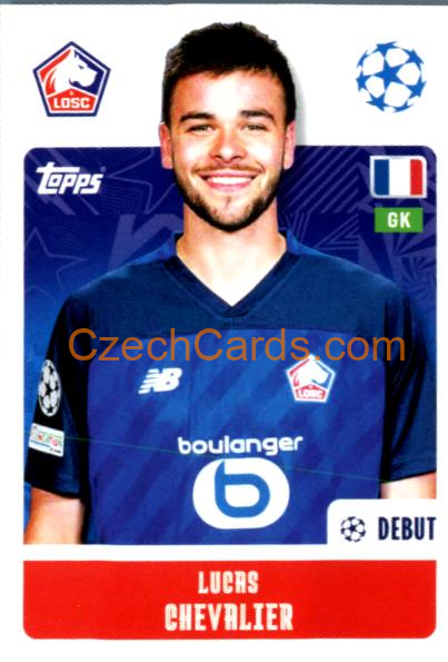 Lucas Chevalier 2024/25 Topps Champions League sticker #481