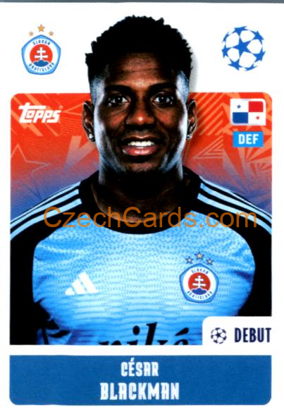 César Blackman 2024/25 Topps Champions League sticker #494