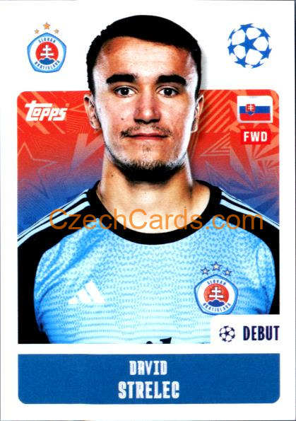 David Strelec 2024/25 Topps Champions League sticker #502