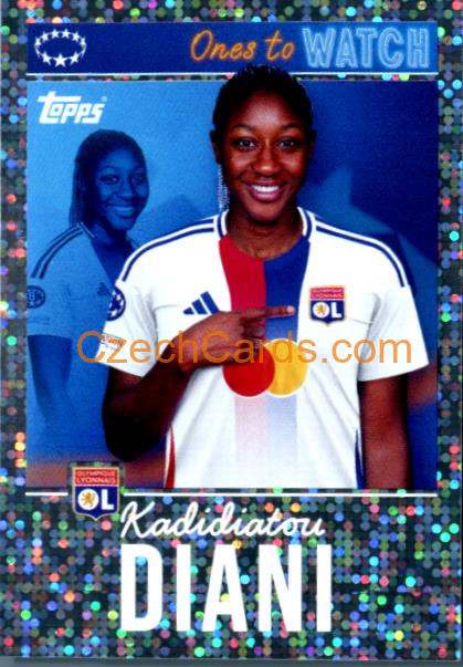 Kadidiatou Diani (Olympique Lyonnais) 2024/25 Topps Champions League sticker foil #505