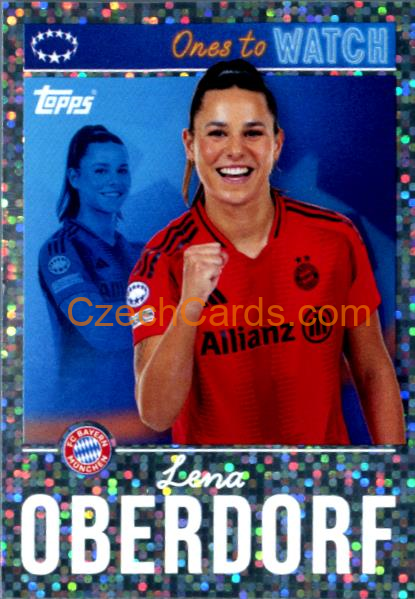 Lena Oberdorf (FC Bayern München) 2024/25 Topps Champions League sticker foil #507
