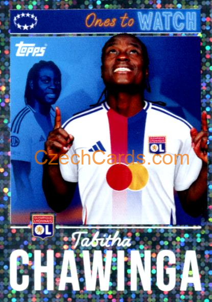 Tabitha Chawinga (Olympique Lyonnais) 2024/25 Topps Champions League sticker foil #513