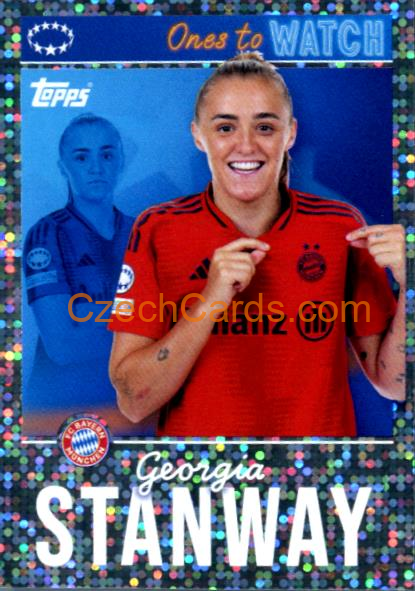 Georgia Stanway (FC Bayern München) 2024/25 Topps Champions League sticker foil #515