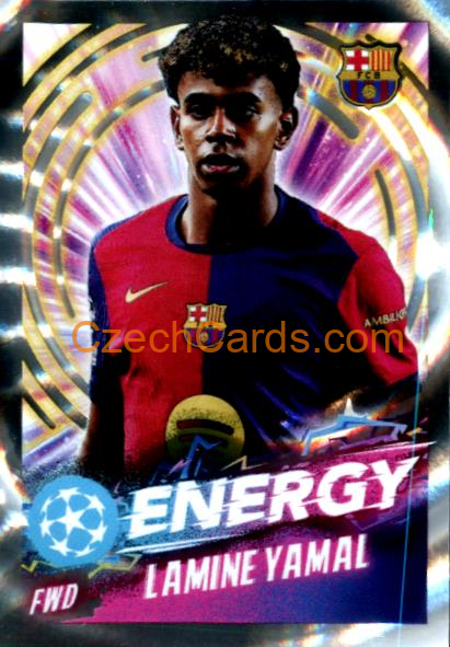 Lamine Yamal 2024/25 Topps Champions League sticker Energy #522