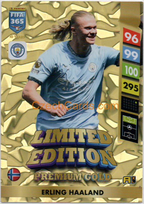 Erling Haaland 2025 FIFA 365 Adrenalyn Limited GOLD #LE