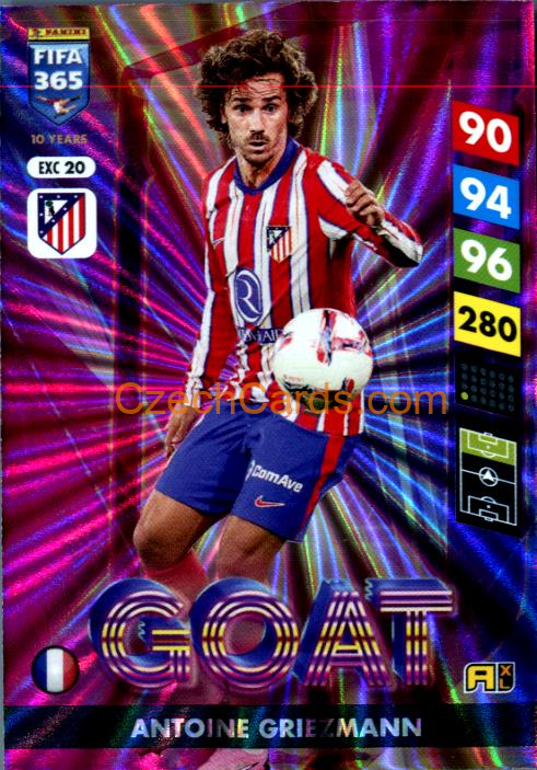 Antoine Griezmann 2025 FIFA 365 Adrenalyn GOAT #EXC20