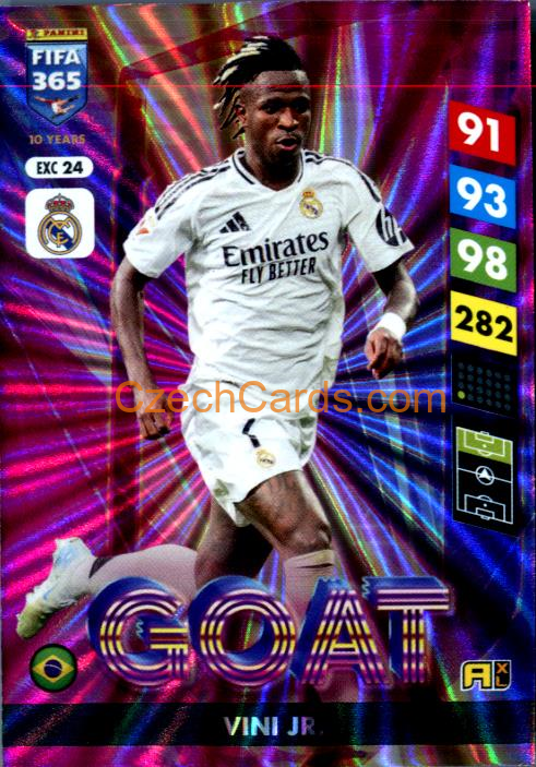 Vini Jr. 2025 FIFA 365 Adrenalyn GOAT #EXC24