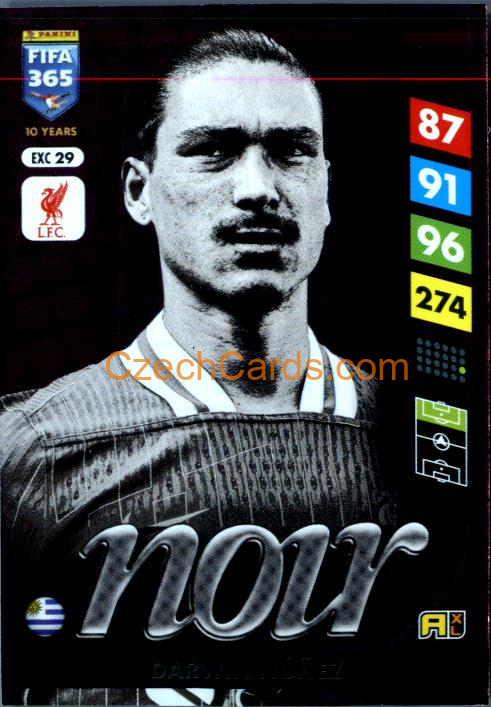 Darwin Núñez 2025 FIFA 365 Adrenalyn NOIR #EXC29