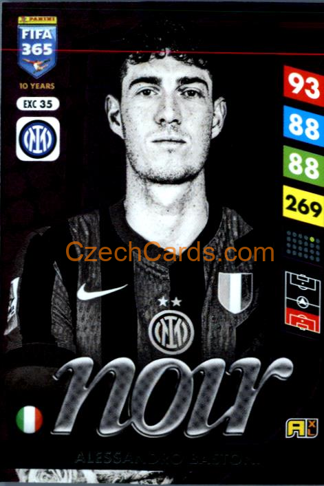 Alessandro Bastoni 2025 FIFA 365 Adrenalyn NOIR #EXC35