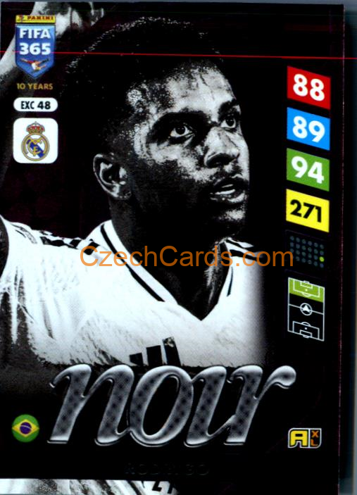 Rodrygo 2025 FIFA 365 Adrenalyn NOIR #EXC48
