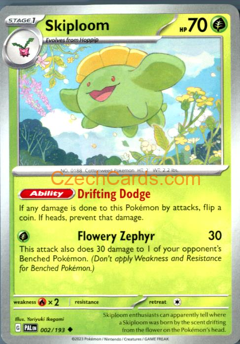 Skiploom Paldea Evolved #002/193
