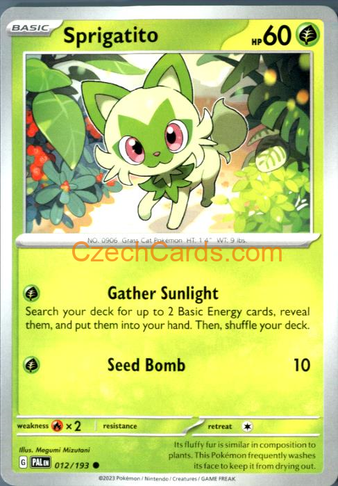 Sprigatito Paldea Evolved #012/194