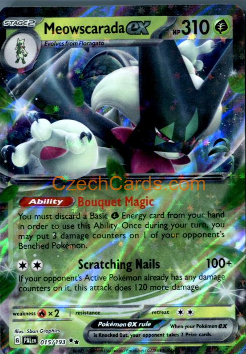 Meowscarada ex Paldea Evolved #015/194