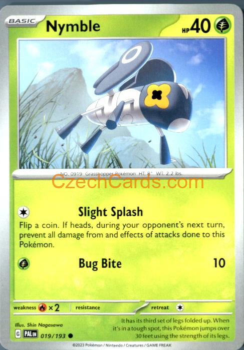Nymble Paldea Evolved #019/194