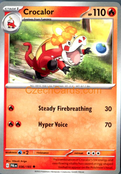 Crocalor Paldea Evolved #036/194