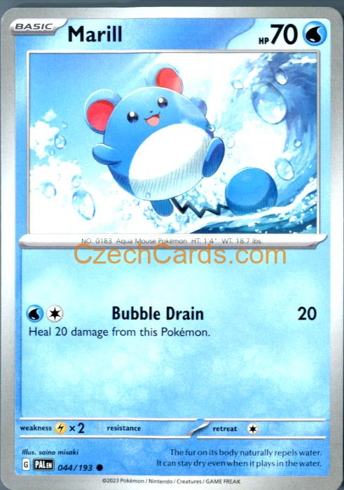 Azumarill Paldea Evolved #045/194