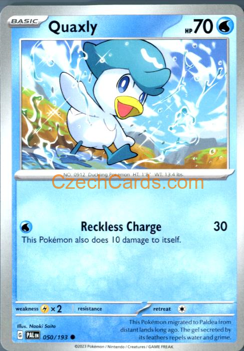 Quaxly Paldea Evolved #050/194