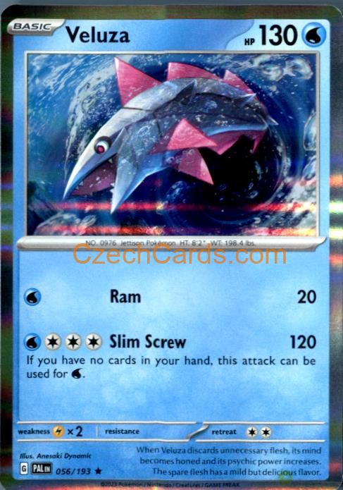 Veluza Paldea Evolved Holo #056/194