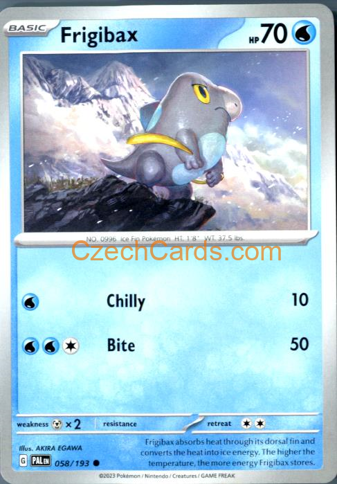 Frigibax Paldea Evolved #058/194