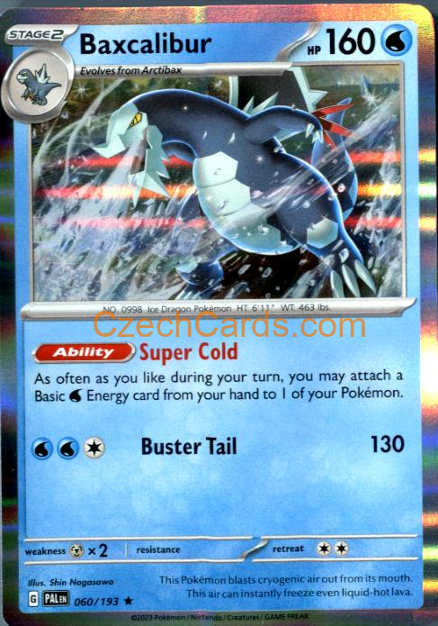 Baxcalibur Paldea Evolved Holo #060/194