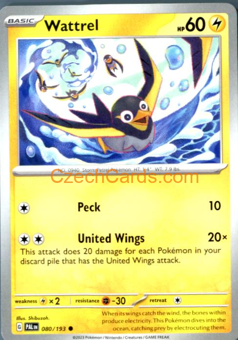Wattrel Paldea Evolved #080/194