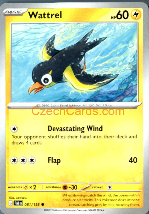 Wattrel Paldea Evolved #081/194