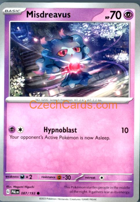 Misdreavus Paldea Evolved #087/194