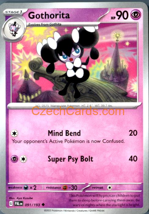 Gothorita Paldea Evolved #091/194