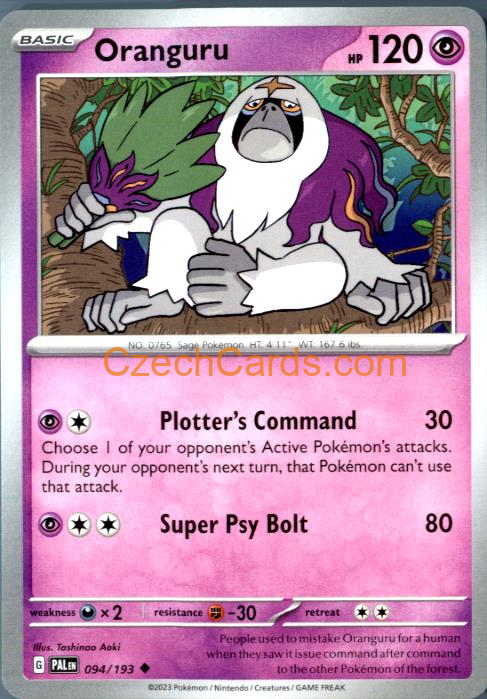 Oranguru Paldea Evolved #094/194