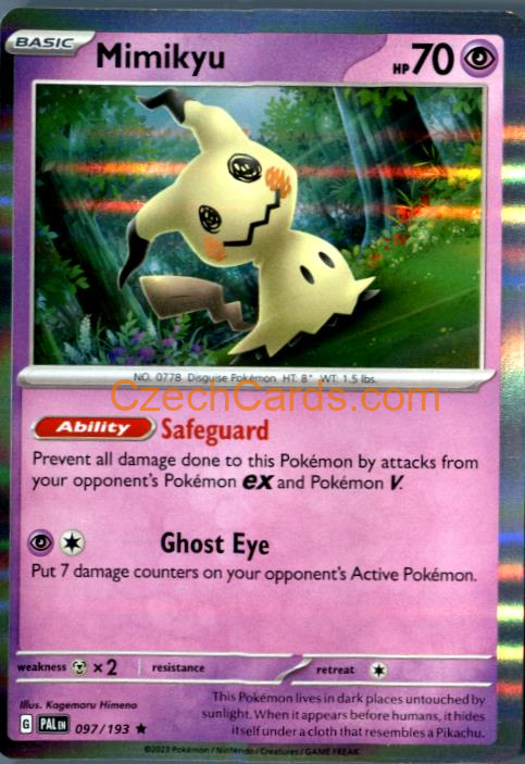 Mimikyu Paldea Evolved Holo #097/194