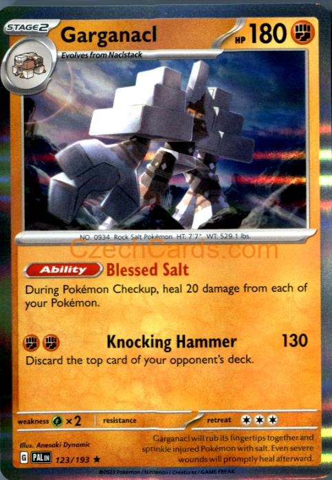 Garganacl Paldea Evolved Holo #123/194