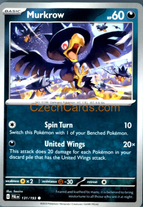 Murkrow Paldea Evolved #131/194