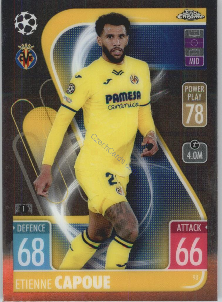 Etienne Capoue Match Attax Chrome CL 2021/22 #98
