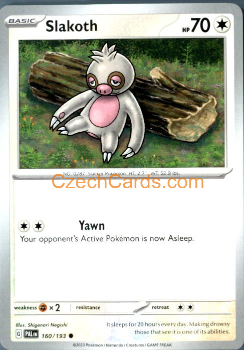 Slakoth Paldea Evolved #160/194